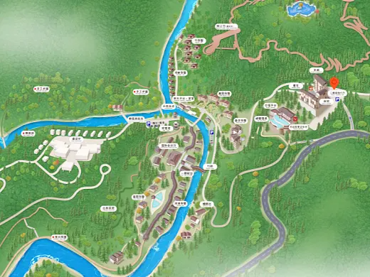 七台河结合景区手绘地图智慧导览和720全景技术，可以让景区更加“动”起来，为游客提供更加身临其境的导览体验。